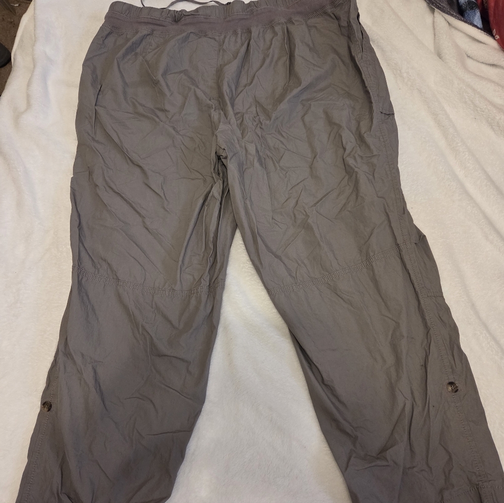 Women Lightweight Gray Casual Pants